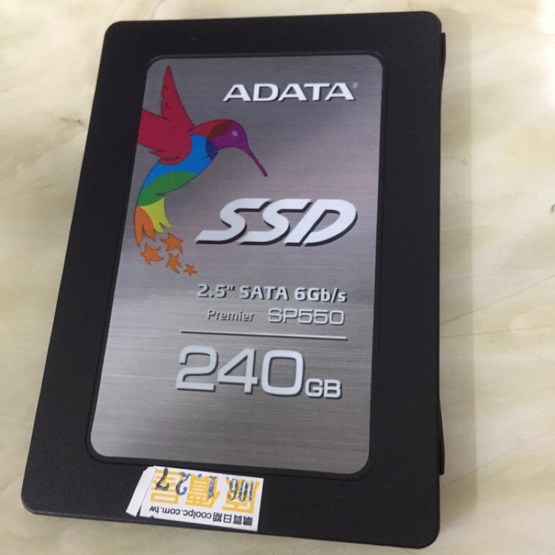 客人預訂～二手ADATA SSD 240GB ，保證良品，特賣1700元