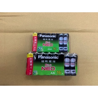 ❗️天添購❗️現貨❗️快速出貨❗️ 國際牌Panasonic 3號4號碳鋅電池 錳乾電池 16入/電池/充電/國際牌/