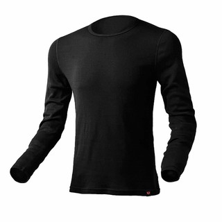 美國LOKI創意服飾 (LO201121-BLK) 男 MUSPEL EXOWARM 圓領保暖衣 黑色