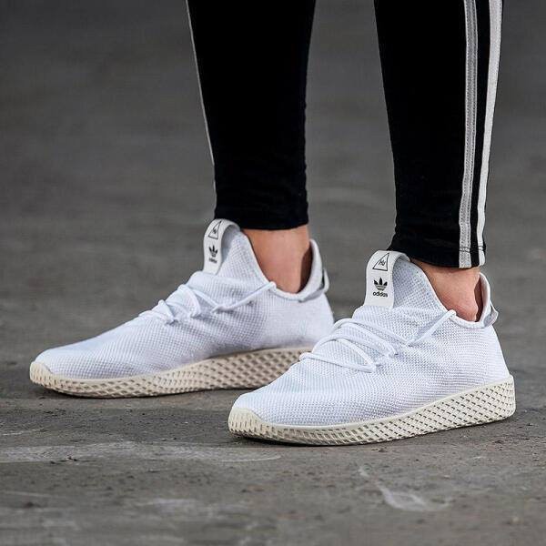 全新正品ADIDAS PW TENNIS HU PHARRELL WILLIAMS B41792白| 蝦皮購物