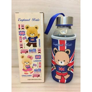 [彰化股東會紀念品拍賣中心] 英國貝爾熊玻璃隨身瓶 300ml