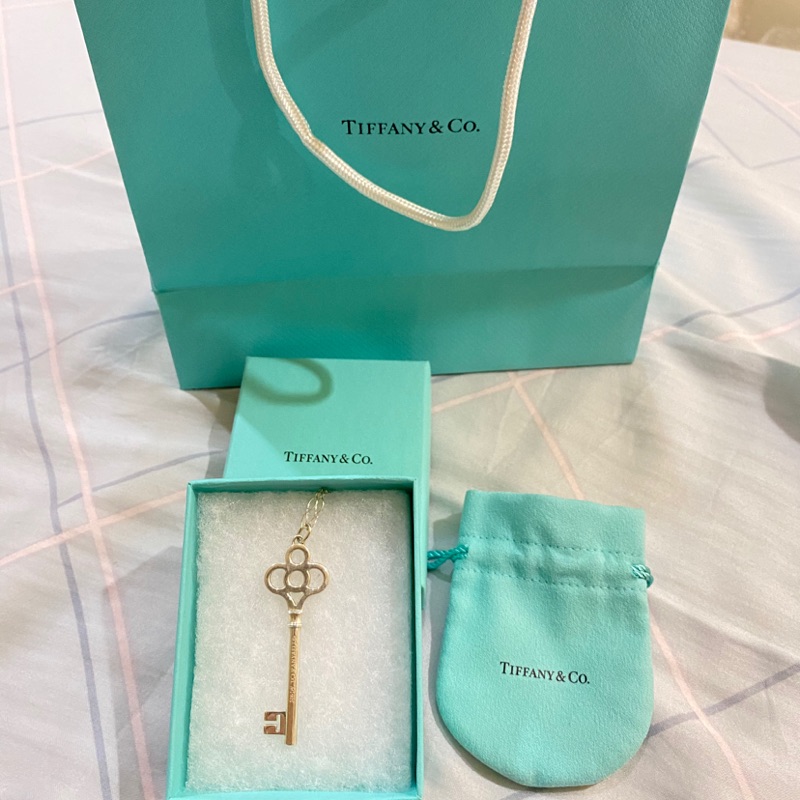 TIFFANY &amp; CO. KEY 系列項鍊 925 純銀 鑰匙項鍊