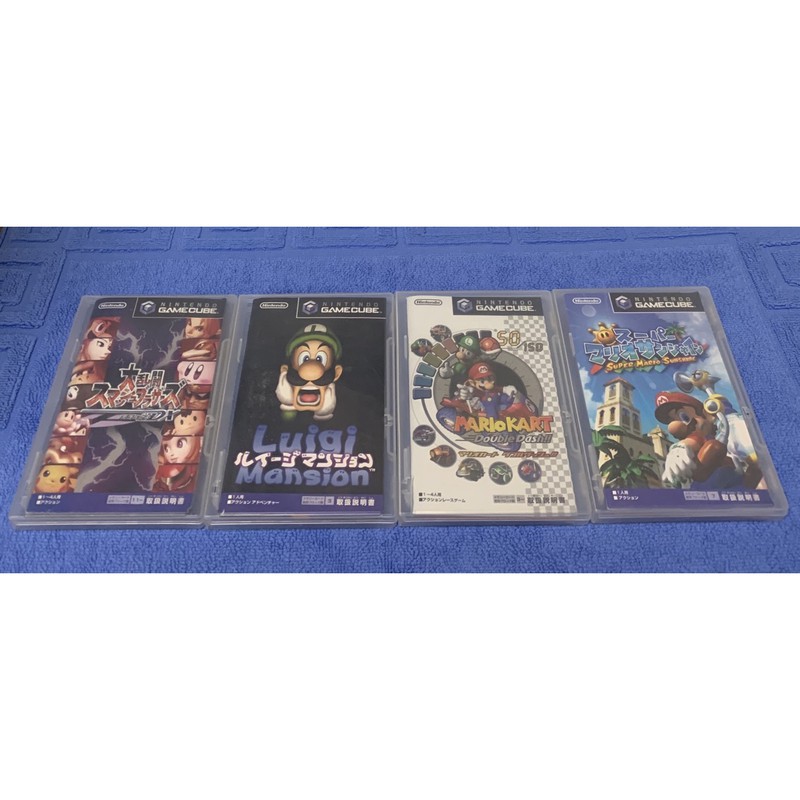 《優質良品》任天堂 GC Gamecube Wii適用 正版 遊戲 純日版 明星大亂鬥 路易鬼屋 瑪利歐賽車 陽光瑪利歐