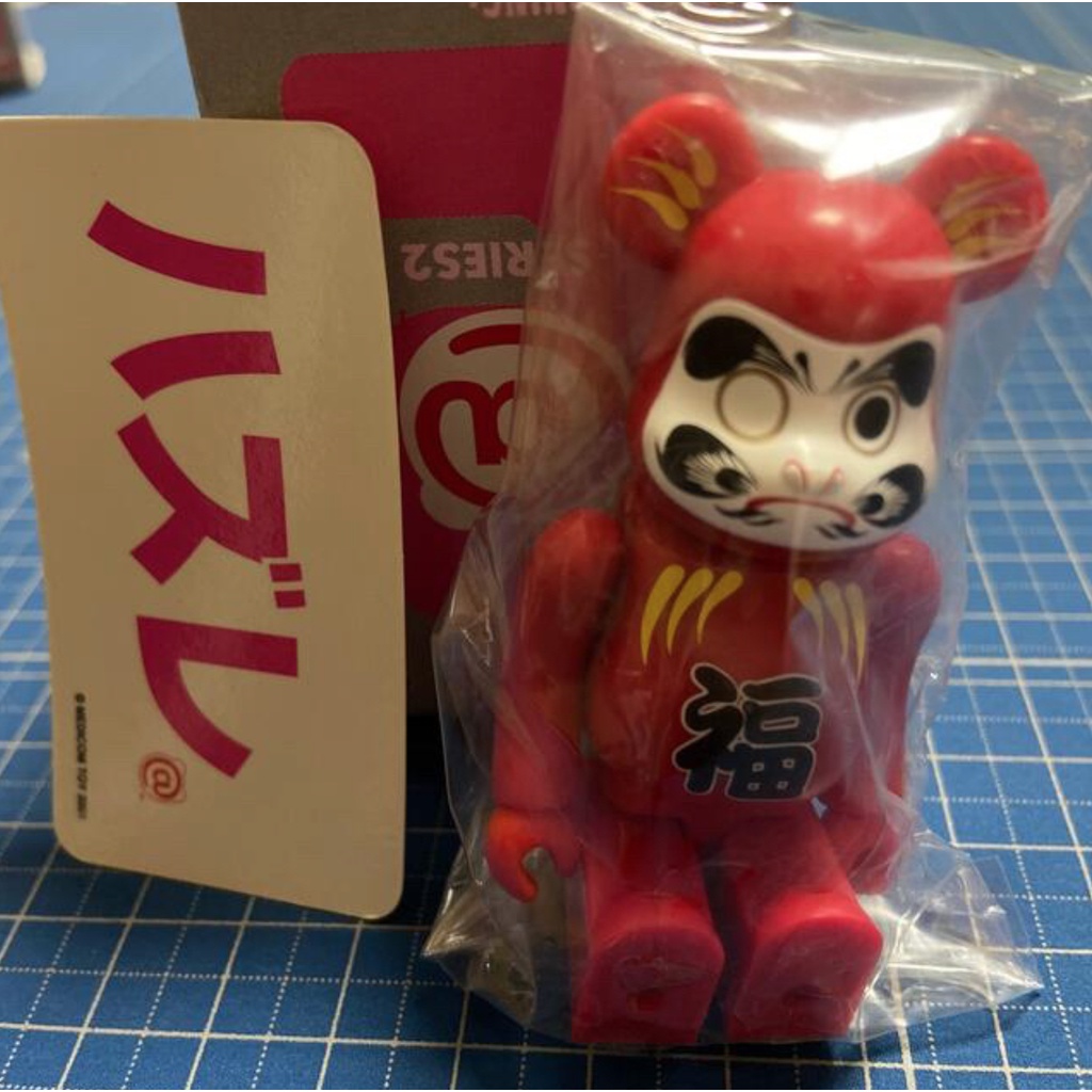 全新現貨未拆正品 BE@RBRICK BEARBRICK 100%庫柏力克熊 2代 達摩 1/192