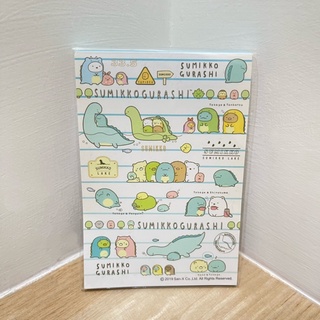 San-X 角落生物 Sumikko Gurashi すみっコぐらし 角落小夥伴 恐龍系列 彩色便條本 便條紙 筆記本