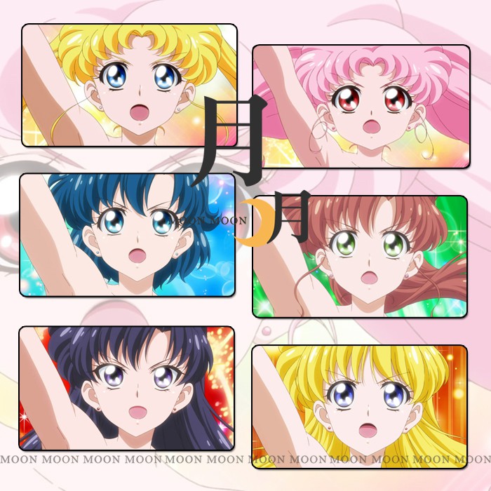 月月🌙 現貨！美少女戰士【動畫版】Sailor Moon 水晶卡 貼紙 悠遊卡 卡貼 月光仙子 變身器 懷舊 公主卡通