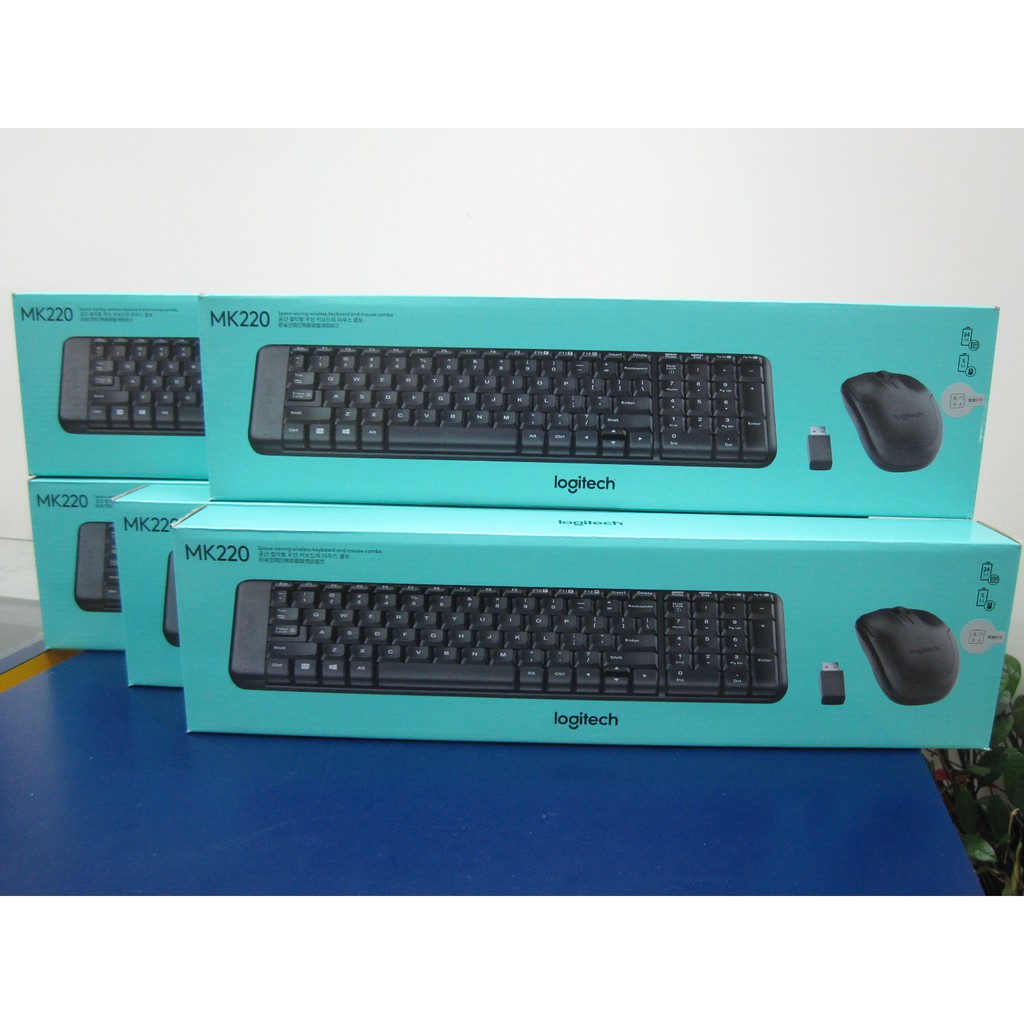 羅技MK220  無線滑鼠鍵盤組 標準中文 有注音  $520含稅開發票