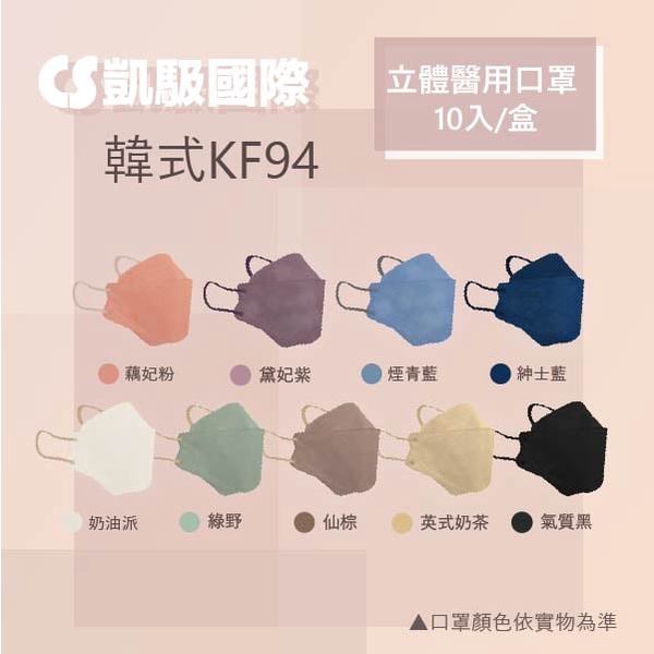【CS凱馺國際】獨立包裝 4D醫用口罩 四層透氣魚型口罩10入 韓國 現貨 藥局直營