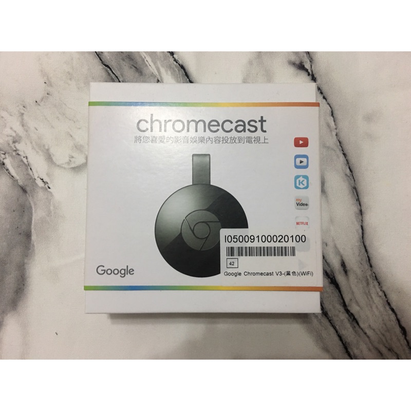 Chromecast google V3 黑色 google電視棒