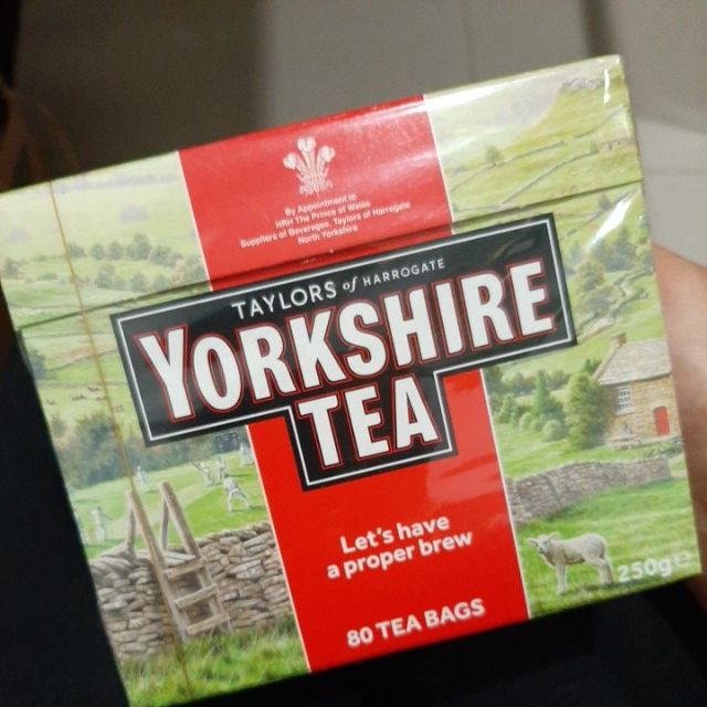 英國帶回 皇家認證 威爾斯親王 最愛 YORKSHIRE TEA 約克夏紅茶