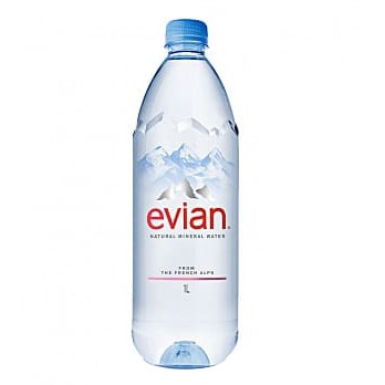 Evian依雲 天然礦泉水1000ml*12入{宅配免運}