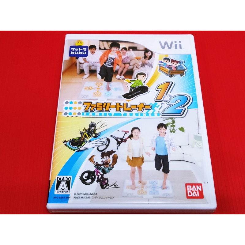【大和魂電玩】 Wii 家庭訓練機 1＆2 說明書保存不好 {日版}編號:Y1