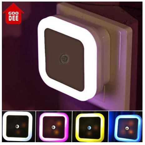 [免運]  LED感應燈插電節能光控小夜燈 方形美規 Mighty Light 運動感測器 天使 壁燈 浴室