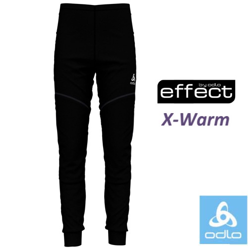 【瑞士 ODLO】X-WARM effect 兒童 女 款 頂級機能型銀離子保暖衛生褲(超保暖型)_黑_155179