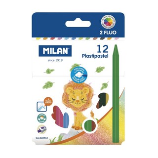 MILAN 無毒不沾手蠟筆(12色)【麗兒採家】
