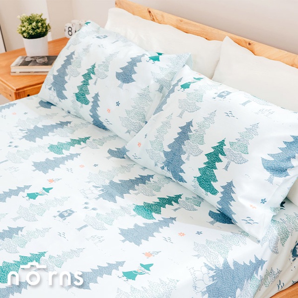 Moomin 森林100%天絲™床包枕套組任選 - Norns 嚕嚕米 正版授權 天絲 吸濕排汗 寢具 床包