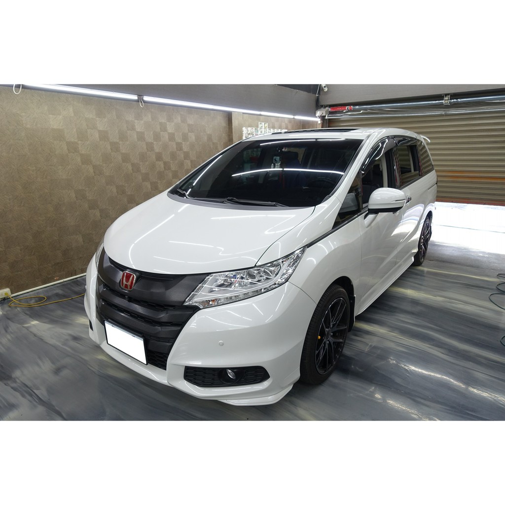 HONDA Odyssey 窗框貼膜 水箱罩貼膜 內裝貼膜 髮絲黑 亮面卡夢 前氣壩貼膜 鍍鉻貼膜 汽車貼膜 CRV