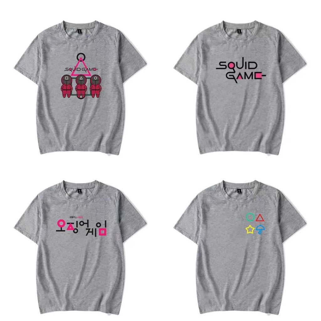 🔥【魷魚遊戲】🔥（成人款）韓劇短袖T恤上衣 衣服
