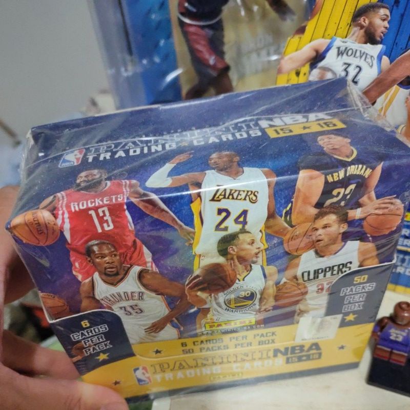 panini nba2015-16全新未拆，可以抽50包,Kd,kobe,james,很多好卡