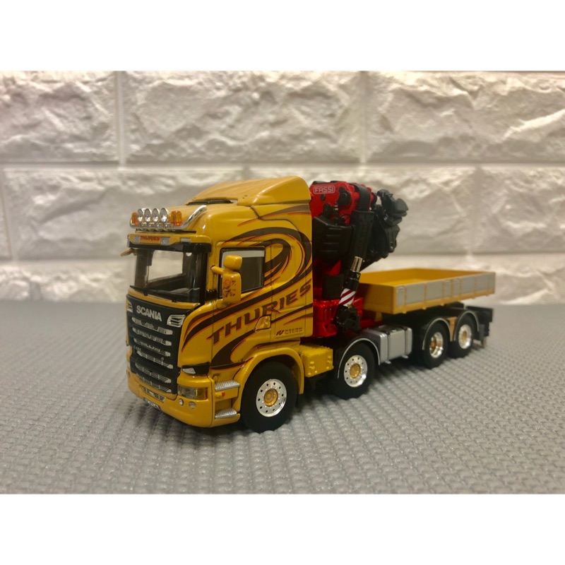 WSI 1/50 SCANIA R580 屈臂吊車彩繪塗裝
