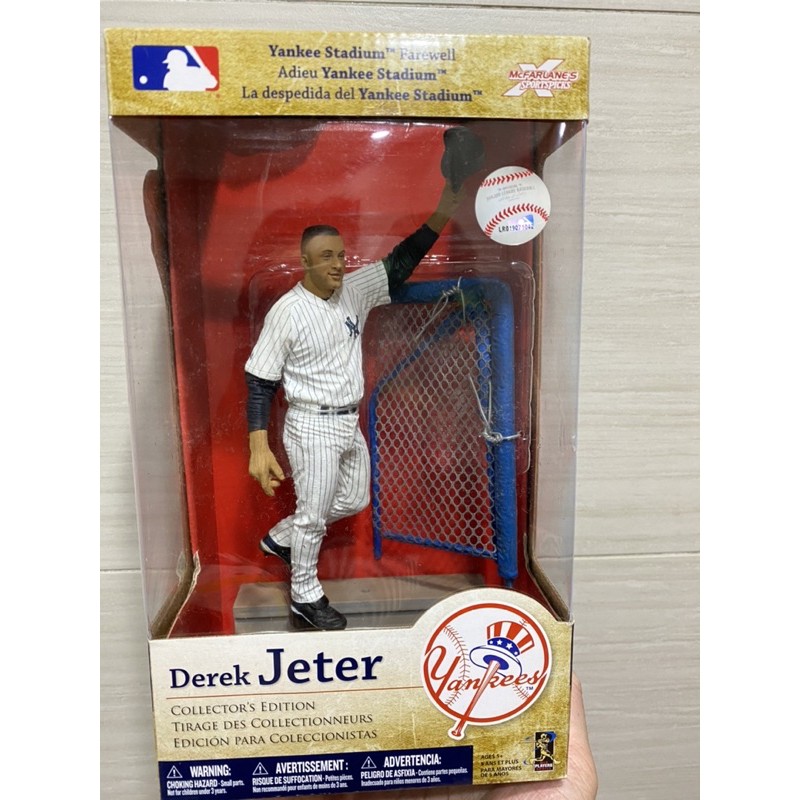 麥法蘭MLB精裝盒頭盔版洋基隊長Jeter最後一戰