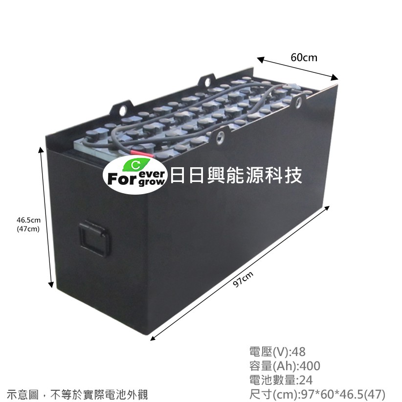 【日日興能源科技】 UNU TCM 堆高機 FB15-7 1.5噸電動堆高機電池 48V400Ah