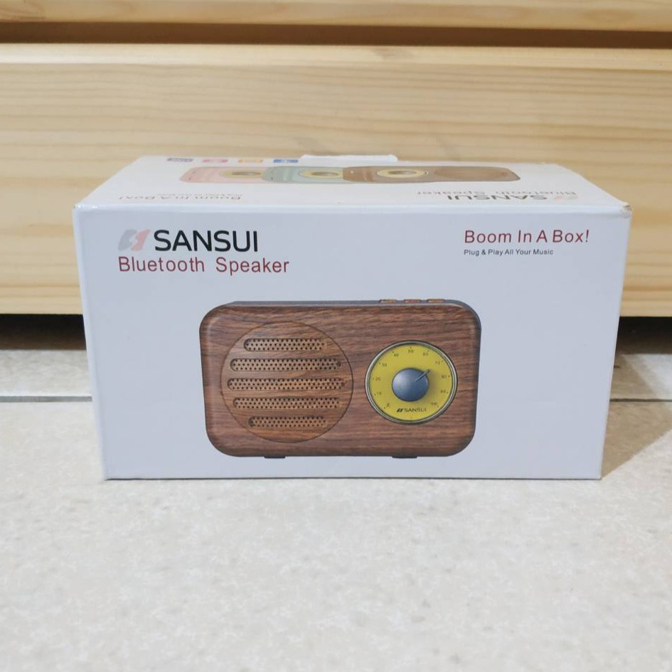 【原廠商品 現貨 全新品】Sansui山水 復古造型 T1 無線藍牙音箱 山水藍牙喇叭