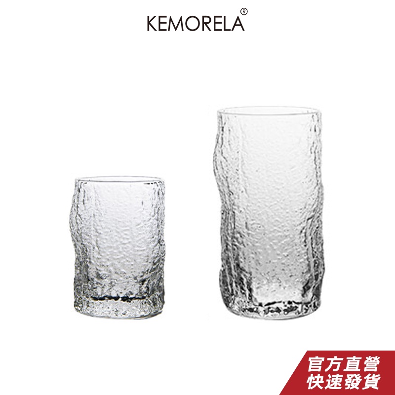KEMORELA 創意樹紋杯子水杯錘目紋水晶玻璃杯女錘紋水杯家用茶杯果汁飲料啤酒杯咖啡杯茶杯高顏值水杯