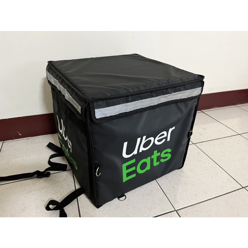 Uber eats 官方黑色保溫箱 保溫袋 附支架、黑色外箱防塵套 掛鉤🪝