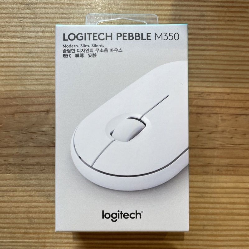 Logitech 羅技 無線滑鼠Pebble M350 靜音藍牙滑鼠 居家辦公(黑/白)