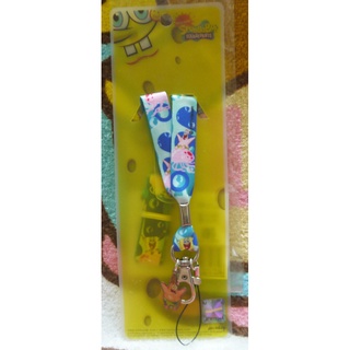 正版﹝Disney﹞授權※Sponge Bob SQUAREPANTS海綿寶寶※【派大星金屬圖案吊飾】證件用頸繩