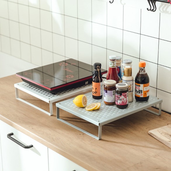 多功能電鍋架烤箱收納架電餅鐺架廚房置物架電磁爐支架灶台蓋板