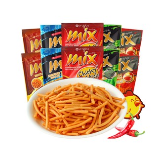 泰國 mix 脆條 MIX餅乾 忍味條 50g 原味 辣味 咖哩 雞汁 海苔 培根 🇹🇭VFOODS