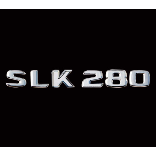 圓夢工廠 賓士 SLK R170 1996~2008 SLK280 後車箱 尾門 板金 鍍鉻銀 字貼 字標 同原廠款式