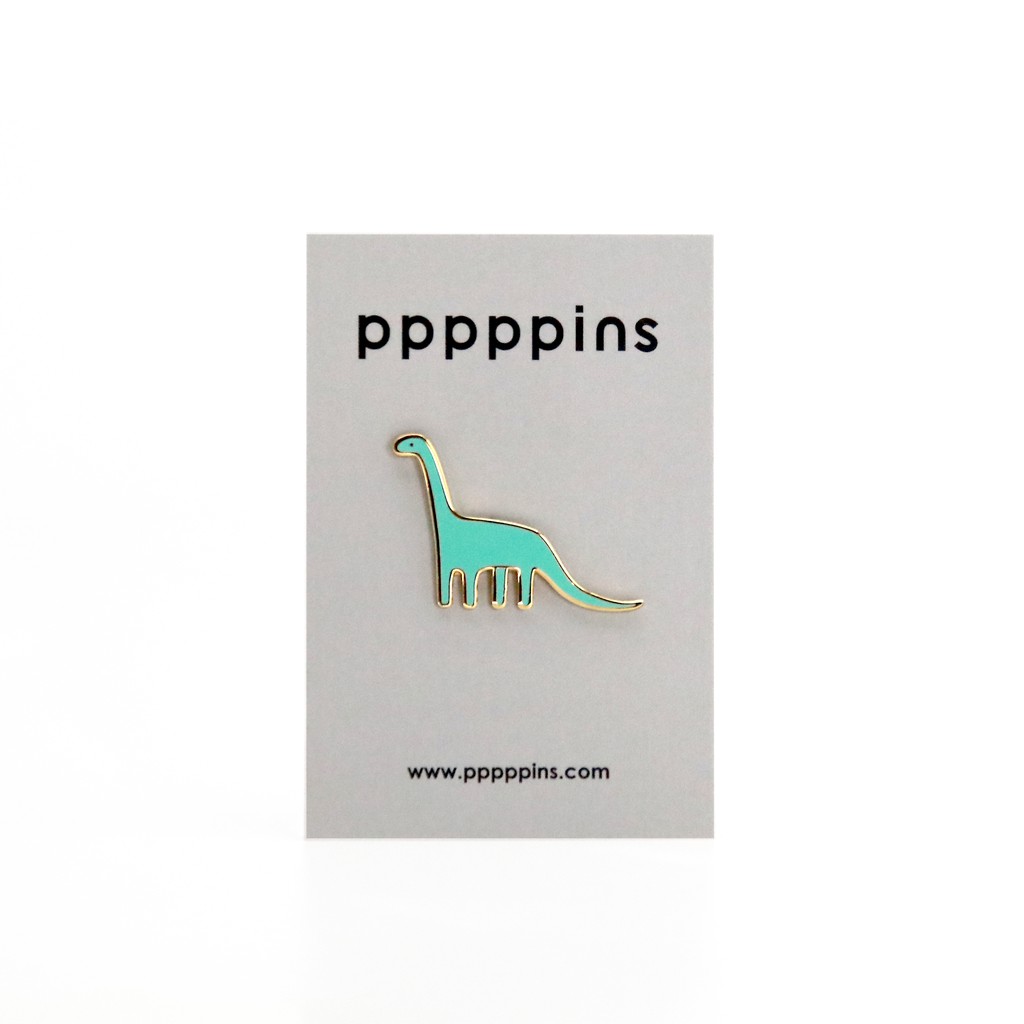 pppppins DINOSAUR GREEN 綠色恐龍 別針
