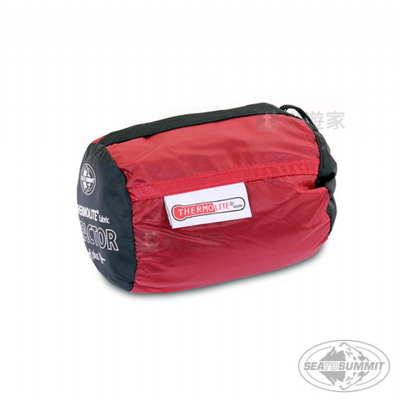 SEATOSUMMIT 單人保暖睡袋內套(+15度保暖)(紅色) STSAREACTEX-RED