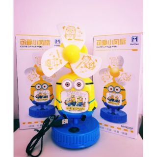 神偷奶爸3系列商品，小小兵USB型辦公室電風扇，可愛小風扇，電扇，小小兵相框型電風扇，小小兵造型風扇