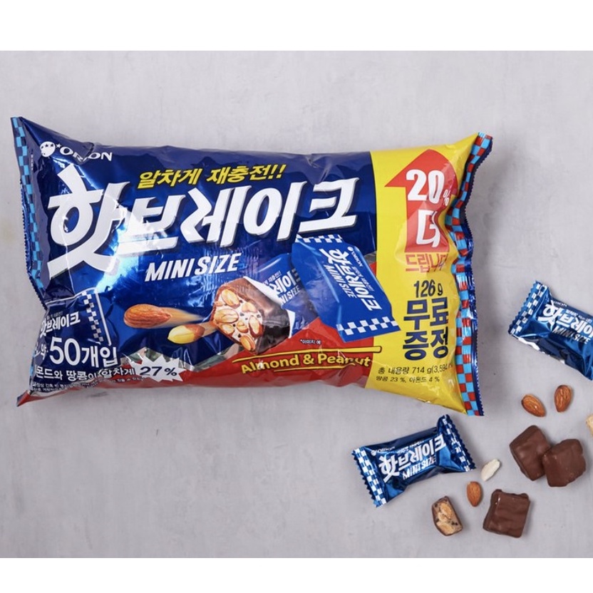 🇰🇷韓國零食🇰🇷ORION 好麗友 堅果巧克力棒 迷你巧克力棒 送禮 小包裝【9670韓國零食代購🇰🇷】