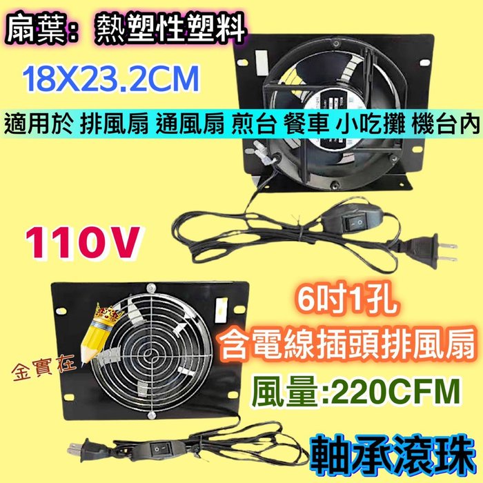 管道抽風機 15公分 6吋 排風扇 通風扇 煎台 餐車 小吃攤 模型抽風機 模型噴漆 風扇 抽風扇 通風扇 散熱風扇