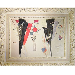 【中幅】橫式5-KANDINSKY康丁斯基之世界名畫 抽象畫 壁飾 掛畫 50x40cm