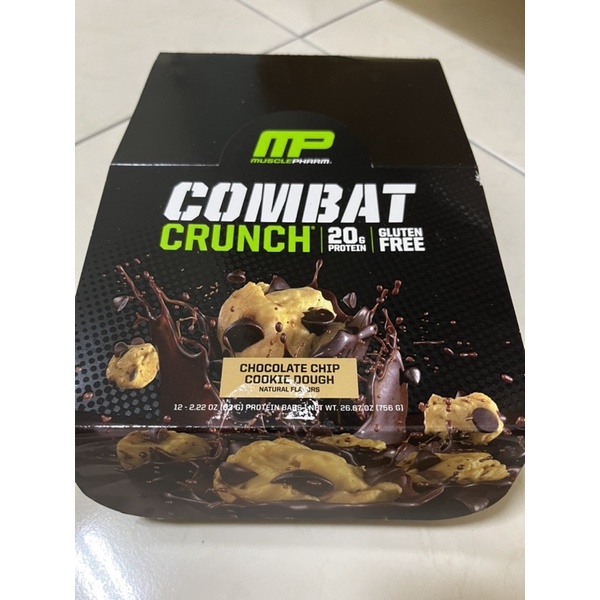 MP Muscle Pharm Combat Crunch Bar Mp 蛋白棒 能量棒 乳清蛋白棒 巧克力餅乾脆片口味