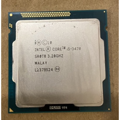 Intel Core i5 3470 4C4T/3.2GHz(Turbo 3.6GHz)/L3快取6MB/HD2500