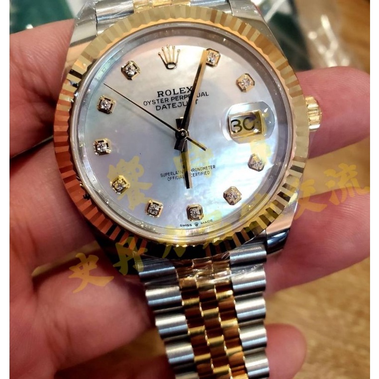 勞力士 126333 NG ROLEX DATEJUST 貝姆面 原鑲 新式保卡