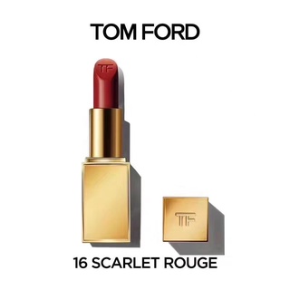 全新 TOM FORD 設計師唇膏 #16 Scarlet Rouge 奢金限量唇膏 黑管 現貨 TOMFORD