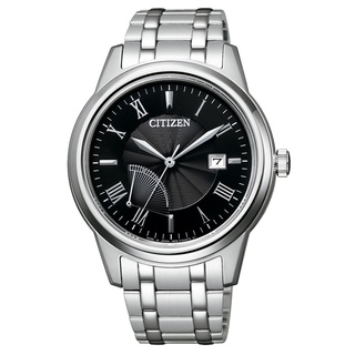 CITIZEN 星辰錶 (AW7001-98E) 電力顯示 雅痞光動能腕錶-黑面/41.3mm