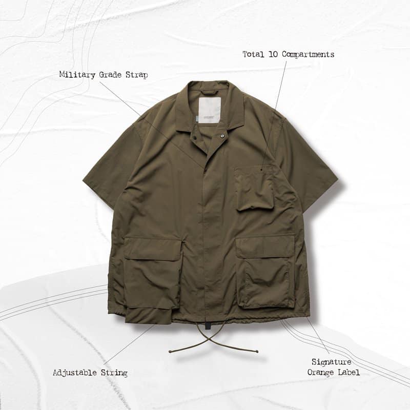 GOOPI "TS-02" Functional M-Shirt - Sage Green