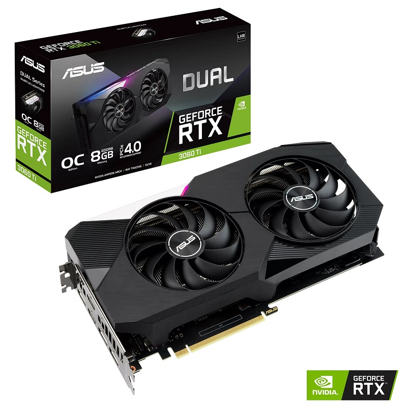 米特3C數位–ASUS 華碩 DUAL-RTX3060TI-O8G-V2 顯示卡