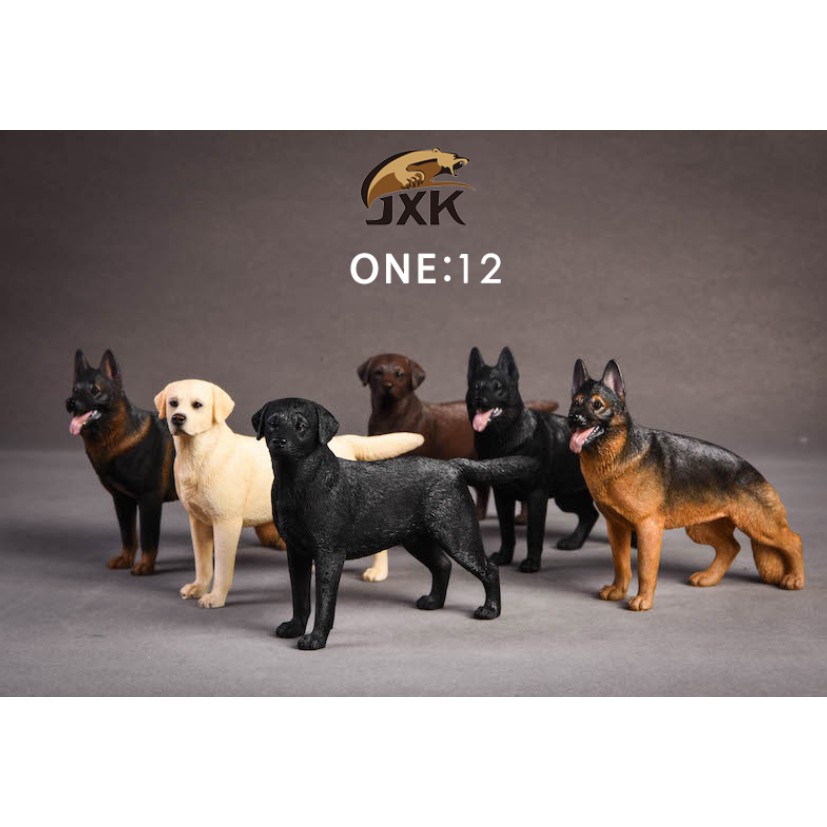 Jxk 小款1 12 拉布拉多德國牧羊犬德國狼犬模型公仔動物寵物生日禮物 蝦皮購物