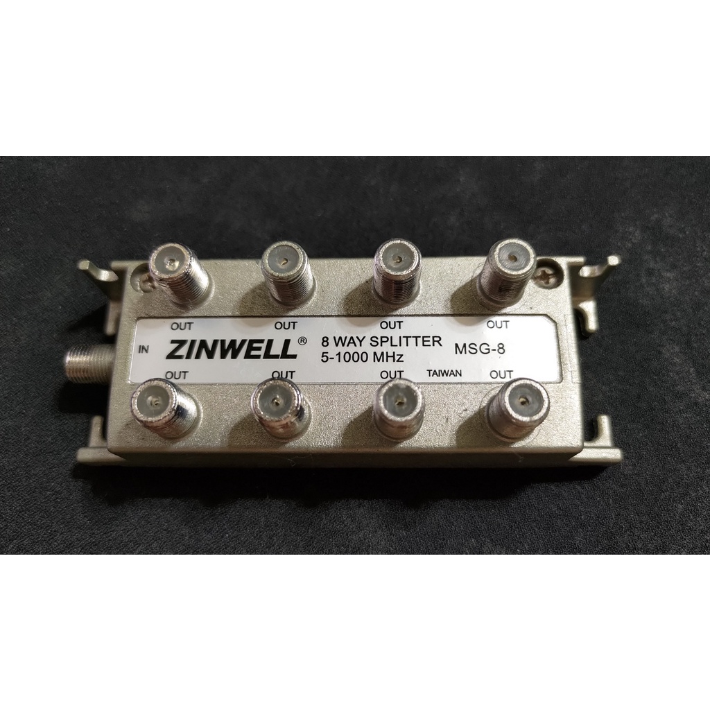 ZINWELL 兆赫 MSG-8 有線電視用 分配器 分歧器 分支器 抗干擾 一進八出 1進8出 1轉8