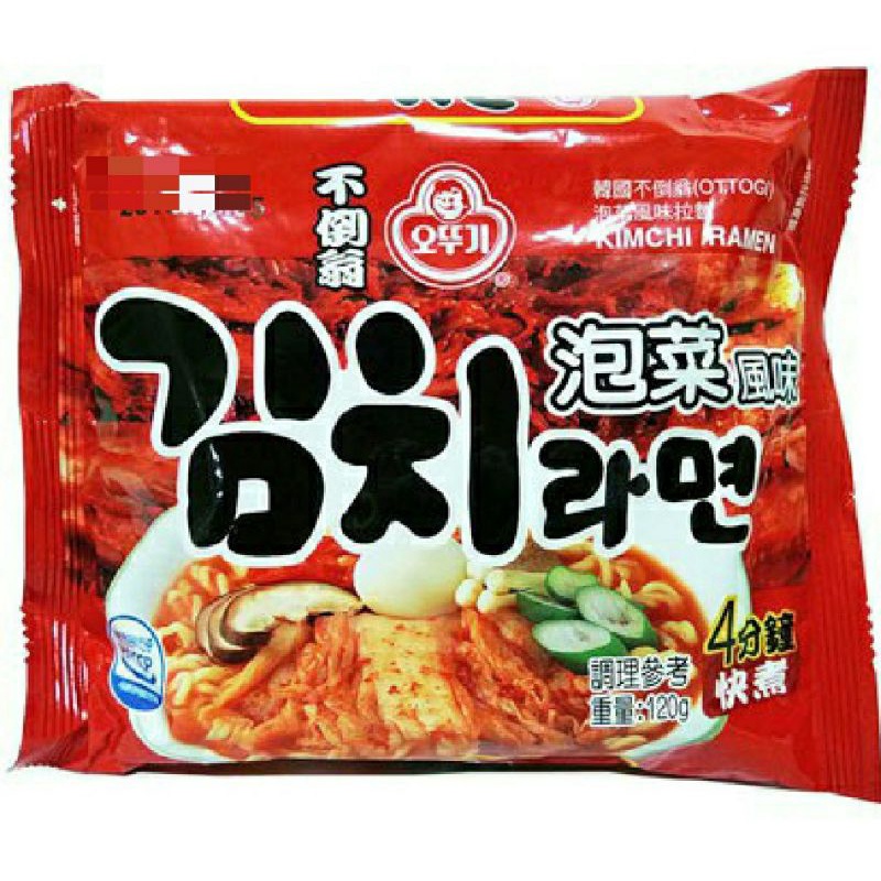 【紅心小舖】韓國  不倒翁OTTOGI泡菜風味拉麵  單包120g